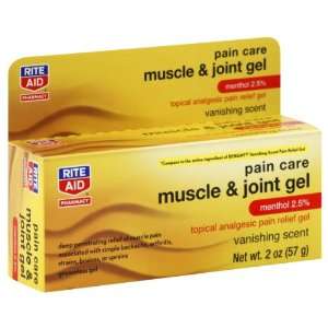  Rite Aid Muscle & Joint Gel, 2 oz