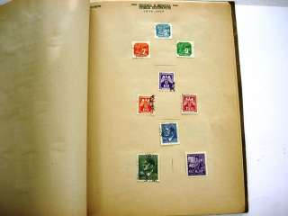 WW(A D), CHINA, 100S of OLD Stamps hinged in notebook type album 