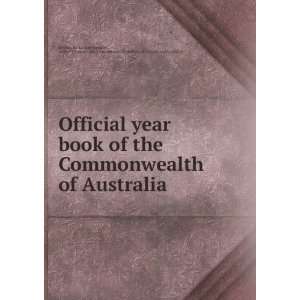   Australia. Commonwealth Bureau of Census and Statistics Knibbs Books
