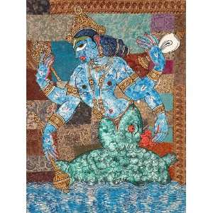  Kurma Avatara (Incarnation of Lord Vishnu)   Mixed Media 