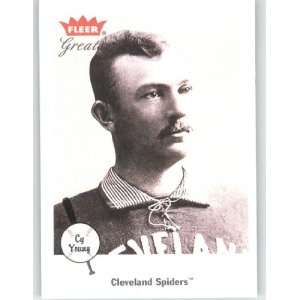 2002 Fleer Greats of the Game #4 Cy Young   Cleveland Spiders 