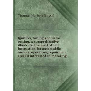   , and all interested in motoring Thomas Herbert Russell Books