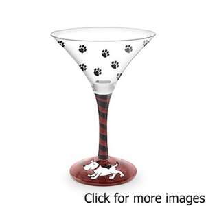  Martini Glass Fetch Me My Drink, Hand Painted Glassware 