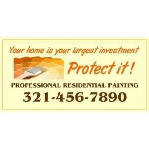  3x6 Vinyl Banner   Professional Residential Painting 