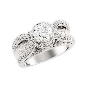   tw Vintage Semi Set Diamond Engagement Ring Diamond Designs Jewelry