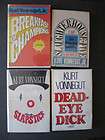 KURT VONNEGUT 4 Vols PIRATED EDITIONS HB/DJs Slaughter