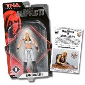   Deluxe Impact Series 5 Angelina Love figure W/ COA