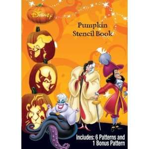  Disney Villains™ Pumpkin Stencil Book
