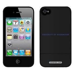  University of Washington small on AT&T iPhone 4 Case by 