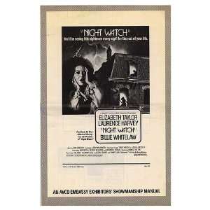  Night Watch Original Movie Poster, 11 x 17 (1973)