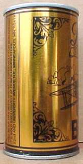 BOBS SPECIAL BEER Pull Tab Gold & Black CAN w/ Airplane, Schell 