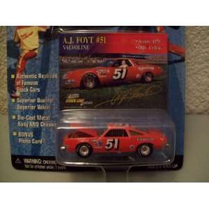   Stock Car Legends A.J. Foyt #51 Valvoline Olds Cutlass Toys & Games