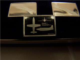 THE GREAT AIRPLANES FRANKLIN MINT SILVER MEDAL BAR INGOT SET  