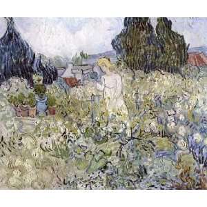 Marguerite Gachet in the Garden at Auvers Sur Oise by Vincent Van Gogh 