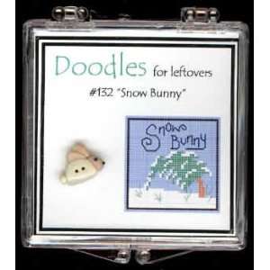  Doodles   Snow Bunny (cross stitch) Arts, Crafts & Sewing
