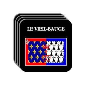  Pays de la Loire   LE VIEIL BAUGE Set of 4 Mini Mousepad 