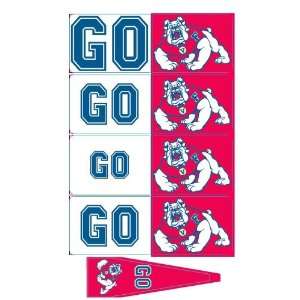   Fresno State Bulldogs Animated 3 D Auto Spin Flags