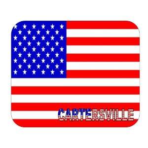  US Flag   Cartersville, Georgia (GA) Mouse Pad 