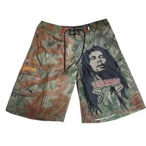  Bob Marley Board Shorts by Dragonfly Clothing Clothing