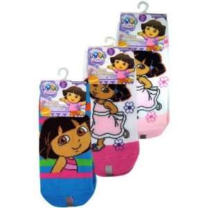   Pair) Dora The Explorer Anklet Socks   (Girls size 6 to 8) Baby