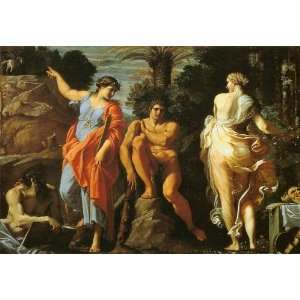 FRAMED oil paintings   Annibale Carracci   24 x 16 inches   The Choice 