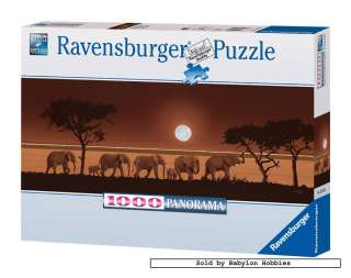   jigsaw puzzle 1000 pcs Panorama   Crossing The Savannah 151103  