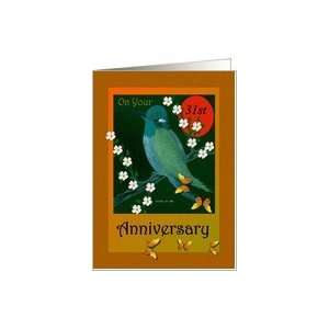 Anniversary / Year specific  31st Card
