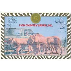  Lion Country Safari, Inc. by unknown. Size 26.50 X 17.75 