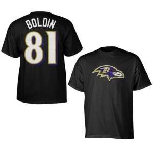 Baltimore Ravens Anquan Boldin Black Name and Number 