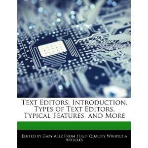   Editors, Typical Features, and More (9781276220293) Gaby Alez Books