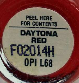OPI Nail Polish Lacquer Daytona Red Bright Red Creme NEW Free US 