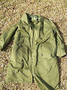 Vintage U.S. Military WWII Overcoat Wool Jacket Medium  
