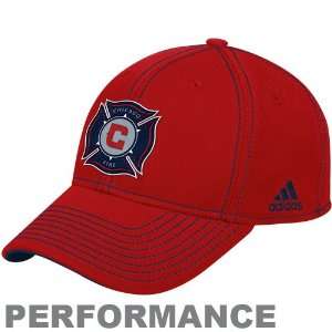   Chicago Fire Authentic Coachs Flex Hat   Red