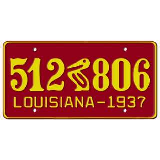   STATE PLATE  EMBOSSED WITH YOUR CUSTOM NUMBER