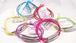 Alexas Angels Positivity Stretch Bracelets Many Colors NWT  