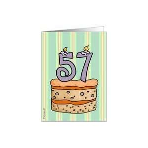 birthday   cake & candle 57 Card Toys & Games