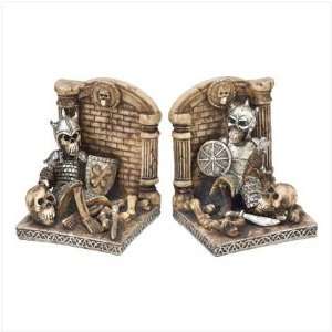  Ancient Warriors Bookends (Bone Chilling) 
