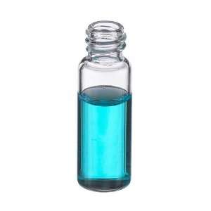   Glass 2mL Vial in Lab File, without Cap, Clear (200 Vials per Lab File