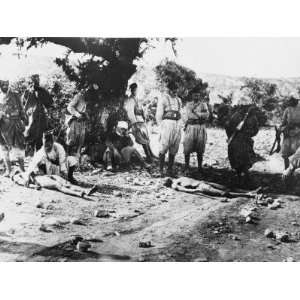  Turkish Soldiers with Casualities at Gallipoli During 