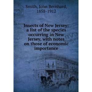  Insects of New Jersey; a list of the species occurring in New 