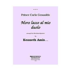  Moro lasso al mio duolo (for woodwind quintet) Musical 