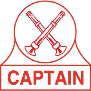  Captain X Bugles Rank Decal Toys & Games