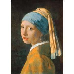  Girl with Pearl Earring By Jan Vermeer Highest Quality Art 