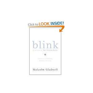    Blink   Power Of Thinking Without Thinking Malcolm Gladwell Books