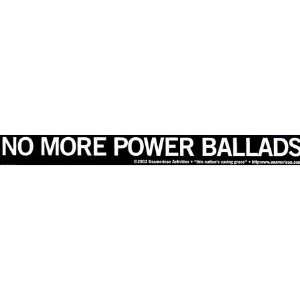  No More Power Ballads Automotive