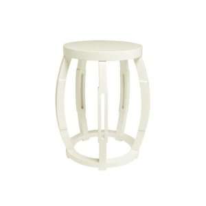  Bungalow 5 Taboret White Stool/Side Table