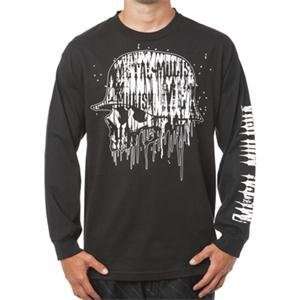 Metal Mulisha Youth Inkhead Longsleeve T Shirt   Large/Black