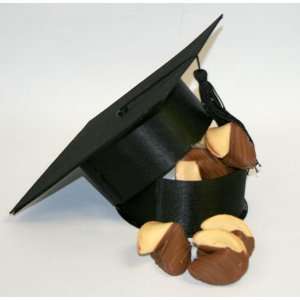 Graduation Themed Belgian Dark Chocolate Dipped Fortune Cookies In 