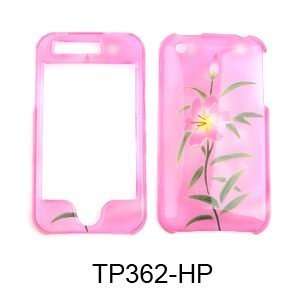  iPhone 3G/3GS Hand Paint Daffodil Purple Hard Case/Cover 