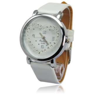   case material metal heart shaped dial quartz movement stainless